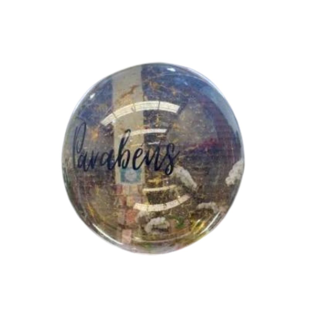 Balão Bubble com glitter (Grande)