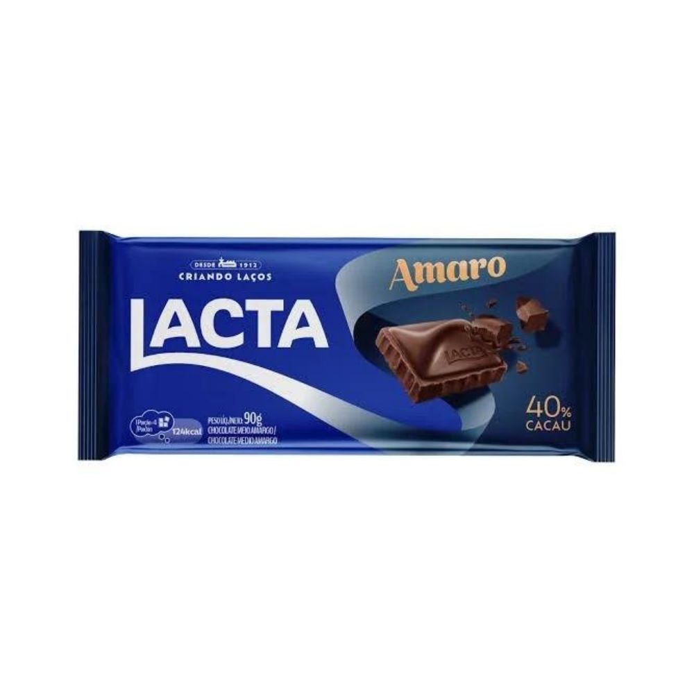 Barra de chocolate 40% Cacau Lacta